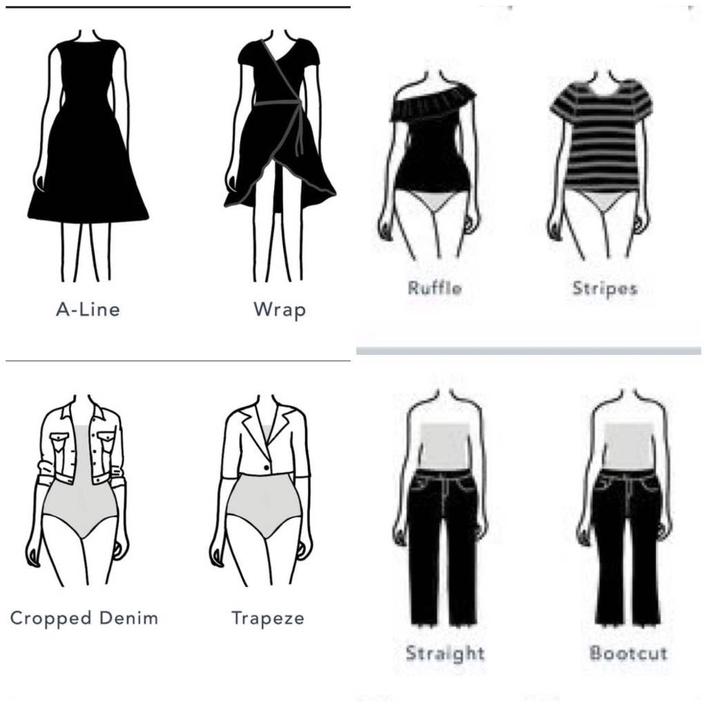 pear shaped body clothes to avoid